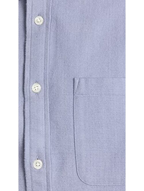 Club Monaco Men's Ls Bd Doubleface Shirt