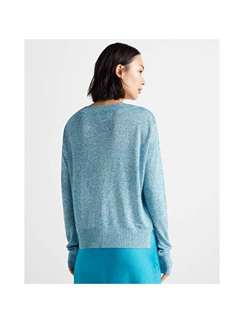 Club Monaco Women's Linen Boatneck