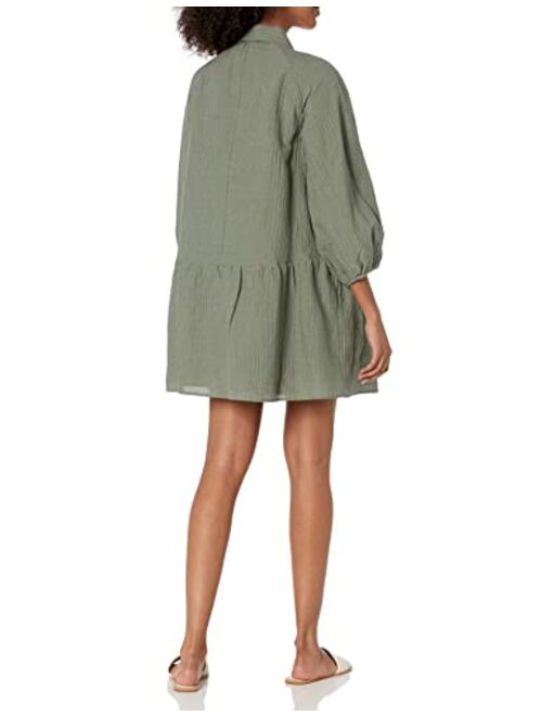 Club Monaco Women's Puff SLV Shirt Dress