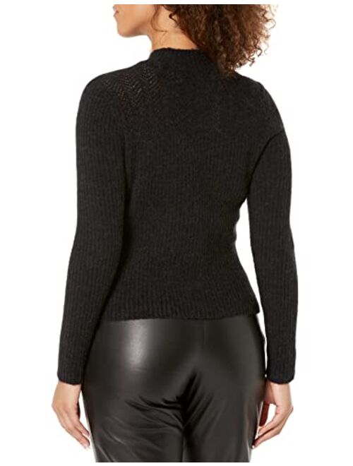 Club Monaco Women's Slim Pointelle Yoke