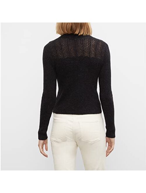 Club Monaco Women's Slim Pointelle Yoke