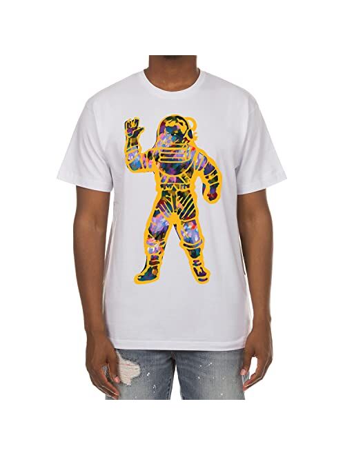 Billionaire Boys Club Clothing Men T-Shirts Shorts Sleeve Crystal Astro Tee