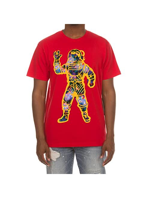 Billionaire Boys Club Clothing Men T-Shirts Shorts Sleeve Crystal Astro Tee