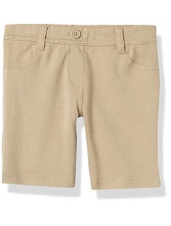 Girls' School Uniform Stretch Bermuda Short