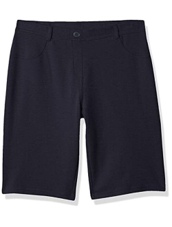 Girls' School Uniform Stretch Bermuda Short