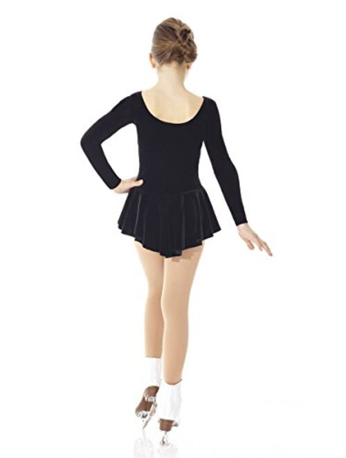 Mondor Girls Ladies Figure Skating Examination Dress - Ice Skating Examination Black Dress 2850