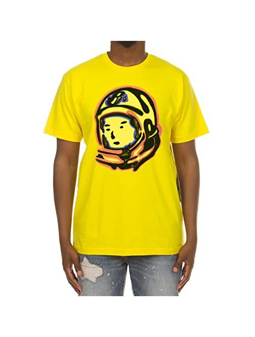 Billionaire Boys Club Clothing Men Shirt BB Astro Screen Printed Distinctive Helmet Short Sleeve Crew Neck Tee