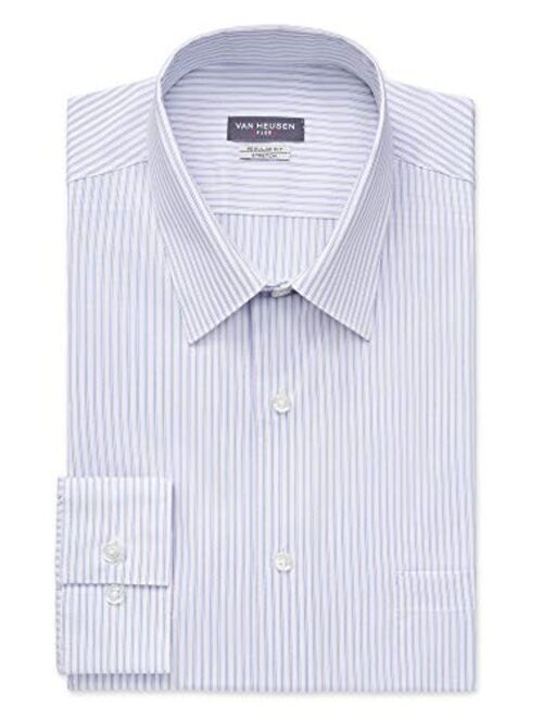 Van Heusen Men's Dress Shirt Regular Fit Flex Collar Stretch Stripe