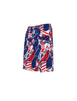 Big Boys Americana Lap 8" Volley Short Set, 2 Piece