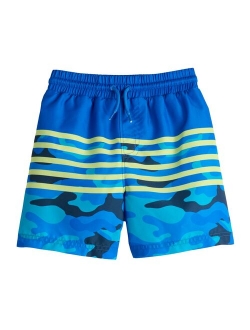 Toddler Boy Jumping Beans Patterned Swim Trunks