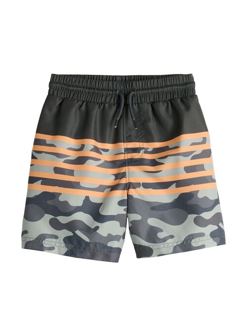 Toddler Boy Jumping Beans Patterned Swim Trunks