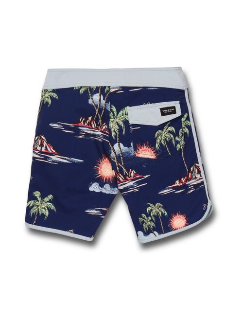 Volcom Big Boys Isle Hoppa Scallop Boardshorts