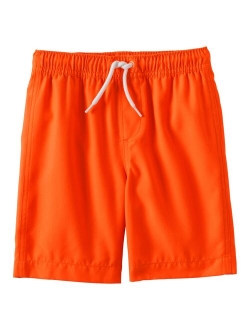 Boys 2-20 Lands' End Solid Swim Trunks