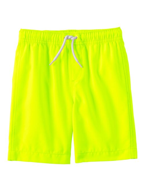 Boys 2-20 Lands' End Solid Swim Trunks