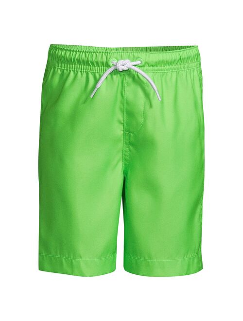 Boys 2-20 Lands' End Solid Swim Trunks