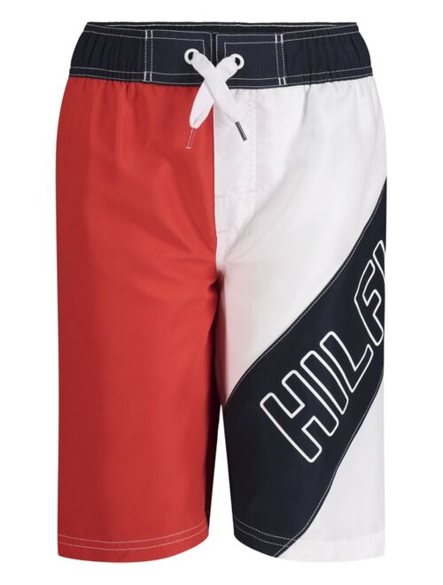 Tommy Hilfiger Big Boys Diagonal Board Shorts