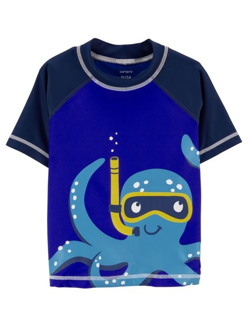 Carter's Toddler Boys Octopus Rash Guard