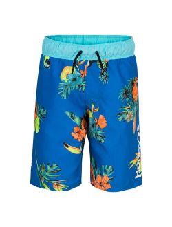 Boys 8-20 Hurley Parrot Floral Boardshorts