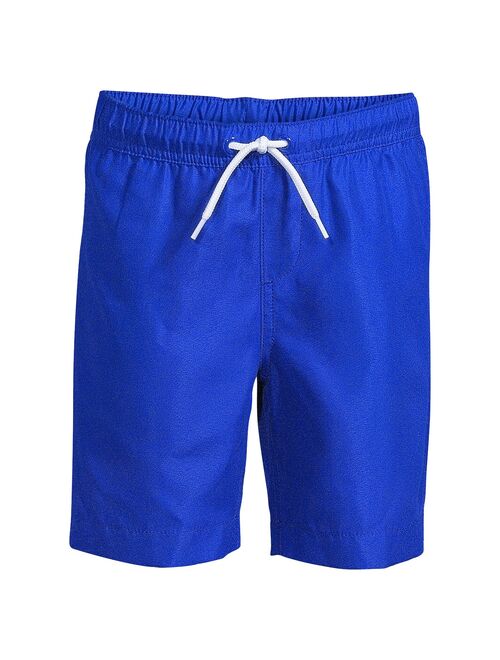 Boys 6-16 Lands' End Solid Swim Trunks in Slim