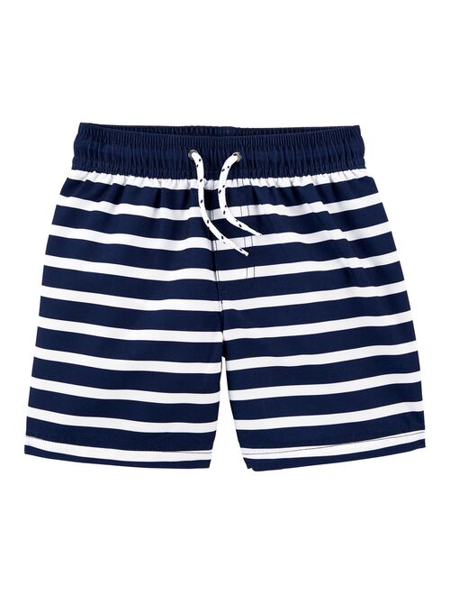 Toddler Boy Carter's Striped Swim Trunks