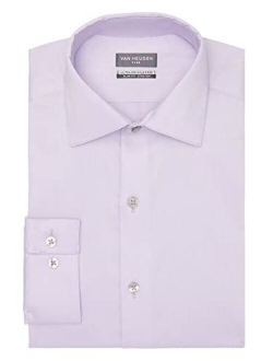 Men's Dress Shirt Slim Fit Ultra Wrinkle Free Flex Collar Stretch