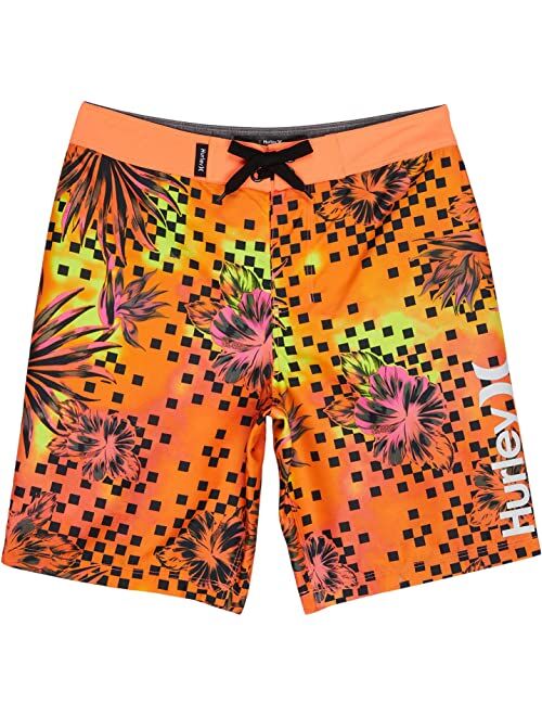 Hurley Kids Floral Checkered Boardshorts (Big Kids)