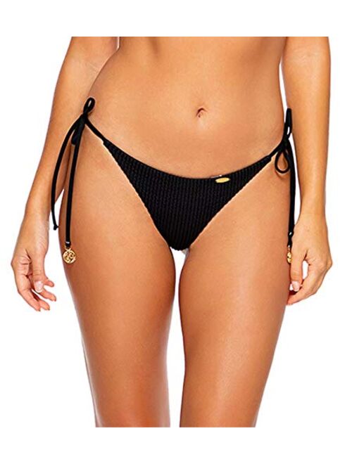 Luli Fama PURA CURIOSIDAD - Wavy Ruched Back Tie Side Bottom