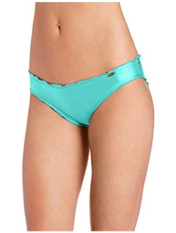 Women's Cosita Buena Wavy Full Ruched-Back Bikini Bottom