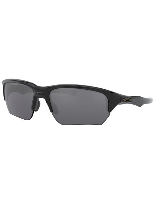 Oakley Unisex Rectangle Sunglasses, OO9363 64 Flak Beta