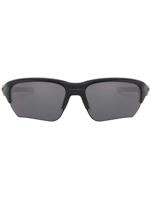 Oakley Unisex Rectangle Sunglasses, OO9363 64 Flak Beta