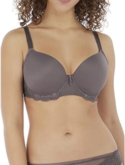 Women's Expression Underwire Demi Plunge Molded T-Shirt Bra