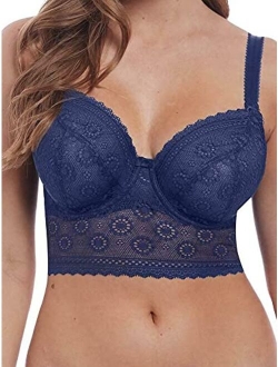 Women's Love Note Longline Underwire Bralette