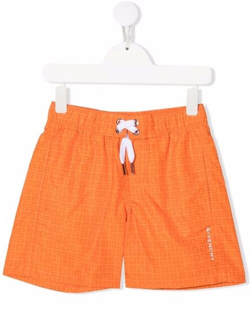 Givenchy Kids 4G-motif swim shorts