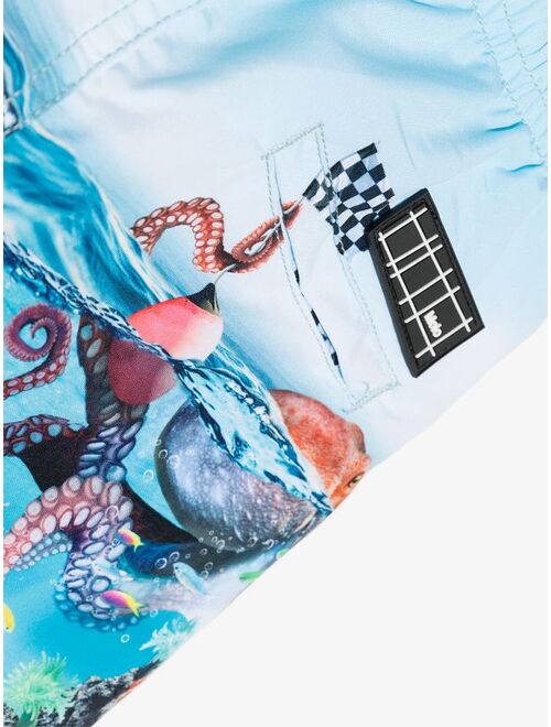 Molo graphic-print swim shorts