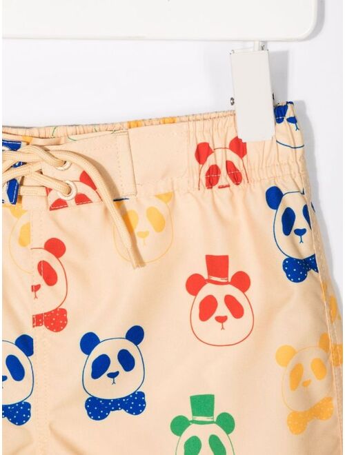 Mini Rodini panda-print swim shorts