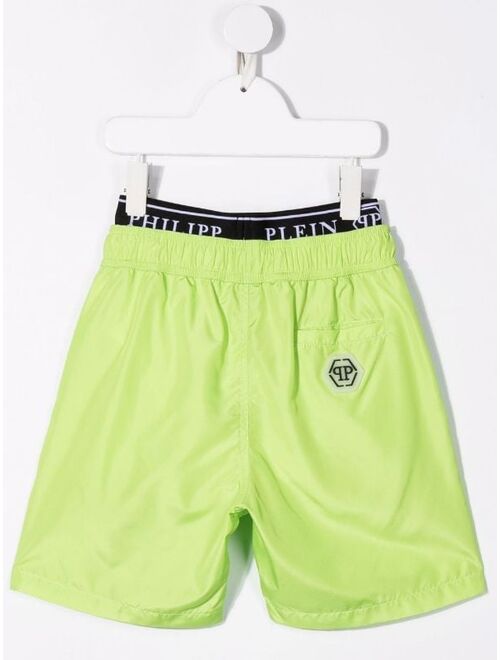 Philipp Plein Junior graphic-print swim trunks