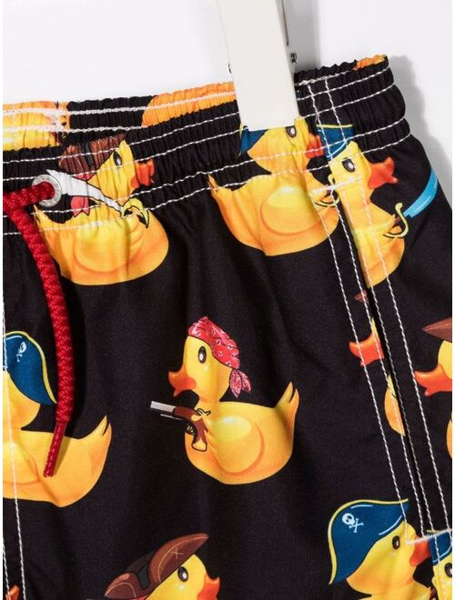 MC2 Saint Barth Kids Duckie-print swim shorts