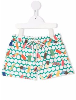 Siola lolly-print spotted swimming shorts