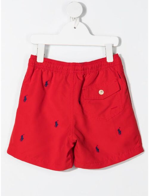 Polo Ralph Lauren Ralph Lauren Kids logo-embroidered swim short