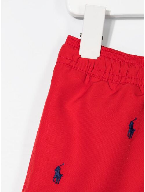 Polo Ralph Lauren Ralph Lauren Kids logo-embroidered swim short