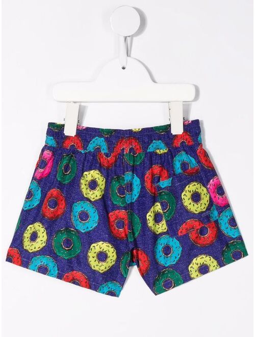 Siola donut-print swim shorts