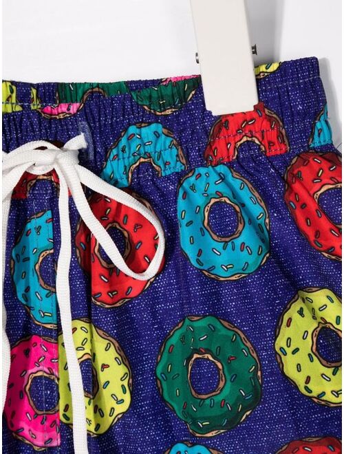 Siola donut-print swim shorts