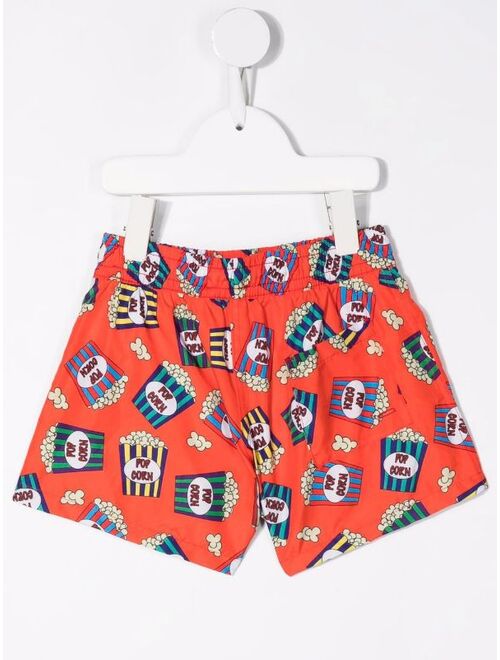 Siola popcorn-print swim shorts