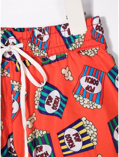 Siola popcorn-print swim shorts