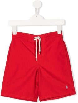 Ralph Lauren Kids embroidered logo swim shorts