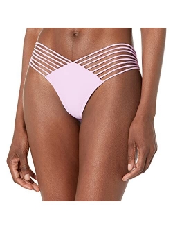 Women's Cosita Buena Strappy Brazilian Ruched Back Bikini Bottom