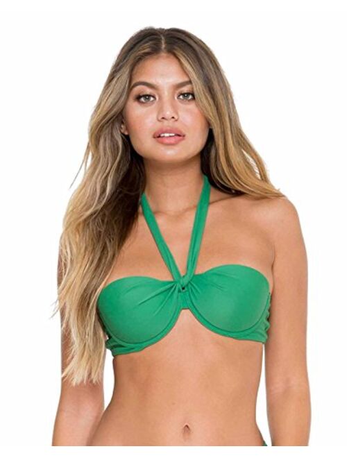 Luli Fama Women's Standard Cosita Buena FAMA Multiway Underwire Bandeau Bikini Top