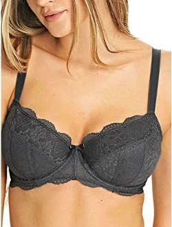 Women's Fancies Underwire Padded Half Cup Bra