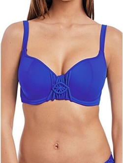 Women's Standard Macrame Sweetheart Padded Underwire Bikini Top