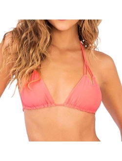 Women's Cosita Buena Reversible Zig-Zag Knotted Triangle Bikini Top